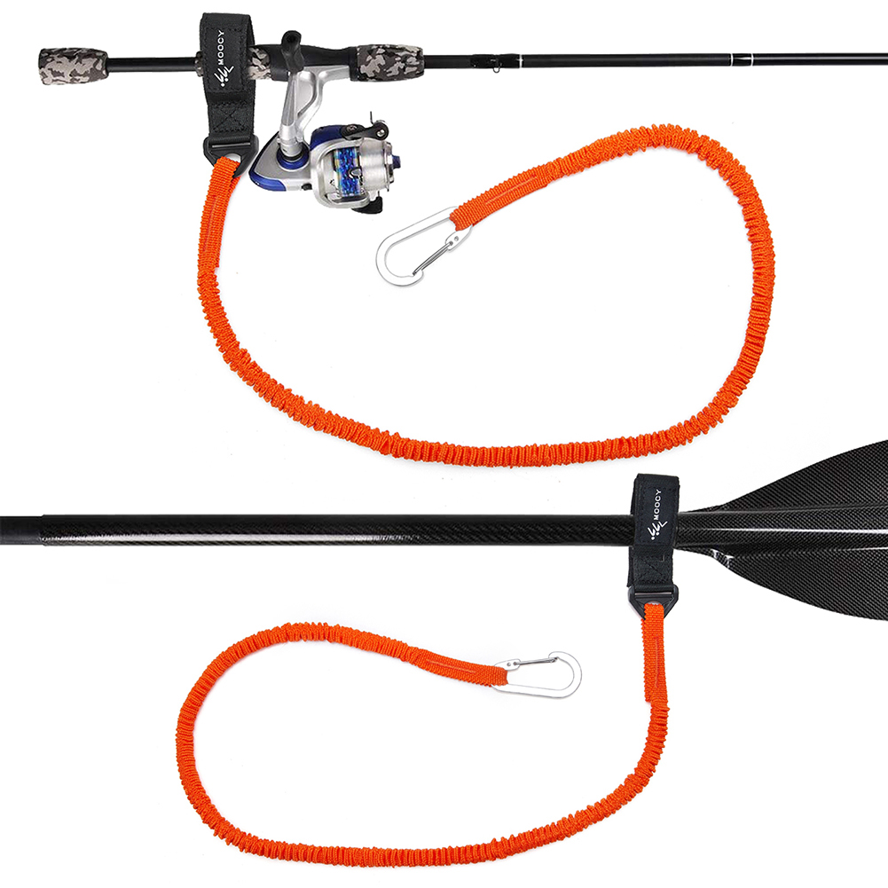 Fishing Kayak Paddle Leash - Set di 4 Corde Elastiche per