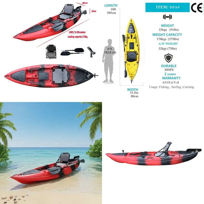 Fishing Kayak Seat - Kayak da Pesca Monoposto da 3