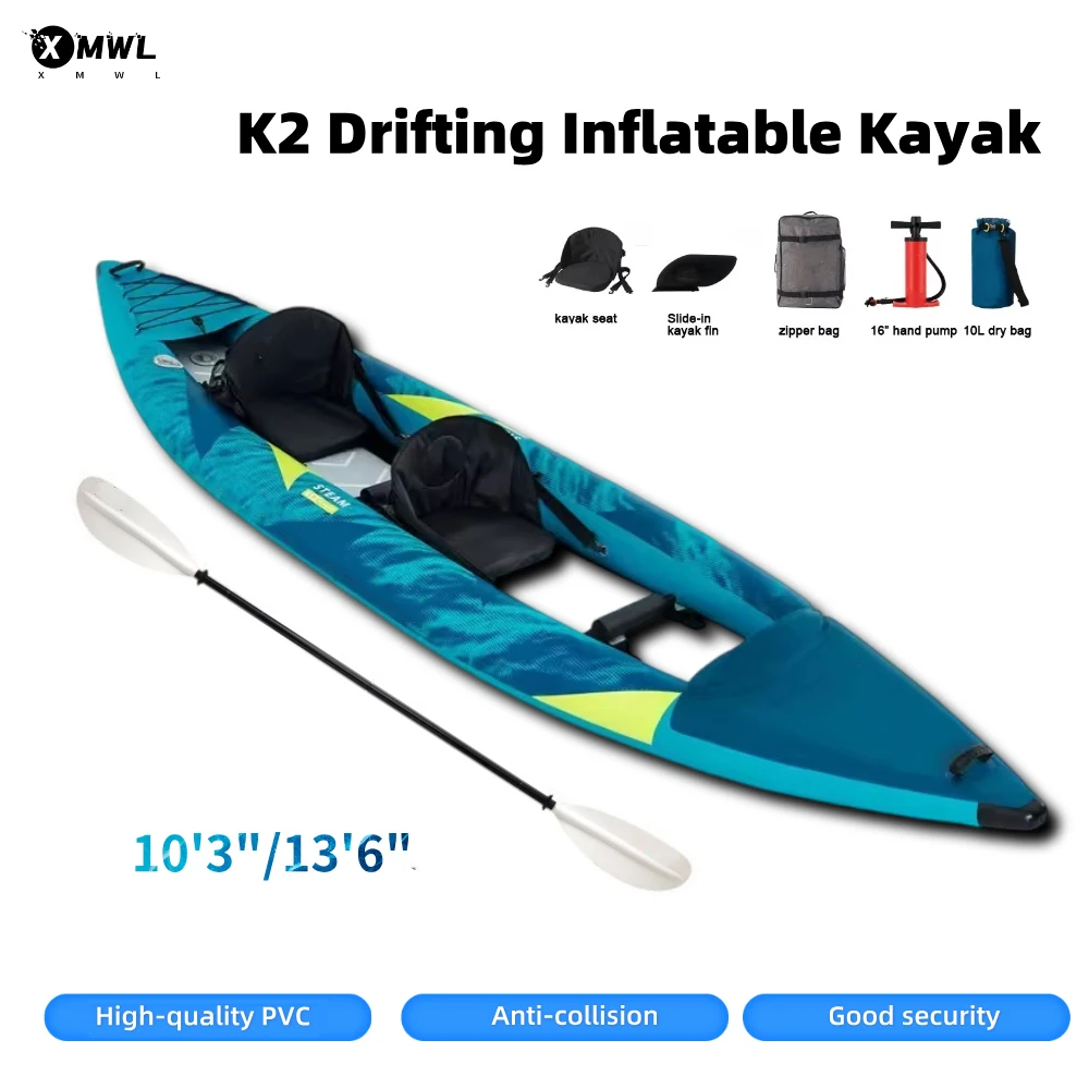 Canoa Kayak Gonfiabile 1-2 Per - Fishing Kayak Seat recensione e prezzo