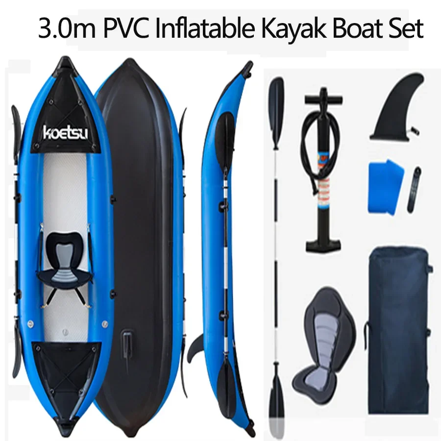 KOETSU 1-2 persone Gonfiabile  - Fishing Kayak Sit On Top recensione e prezzo